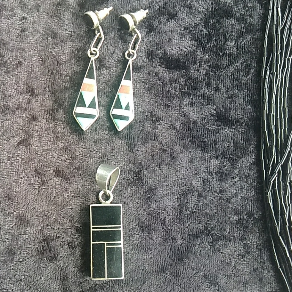 925 Silver Zuni 2pc Lot